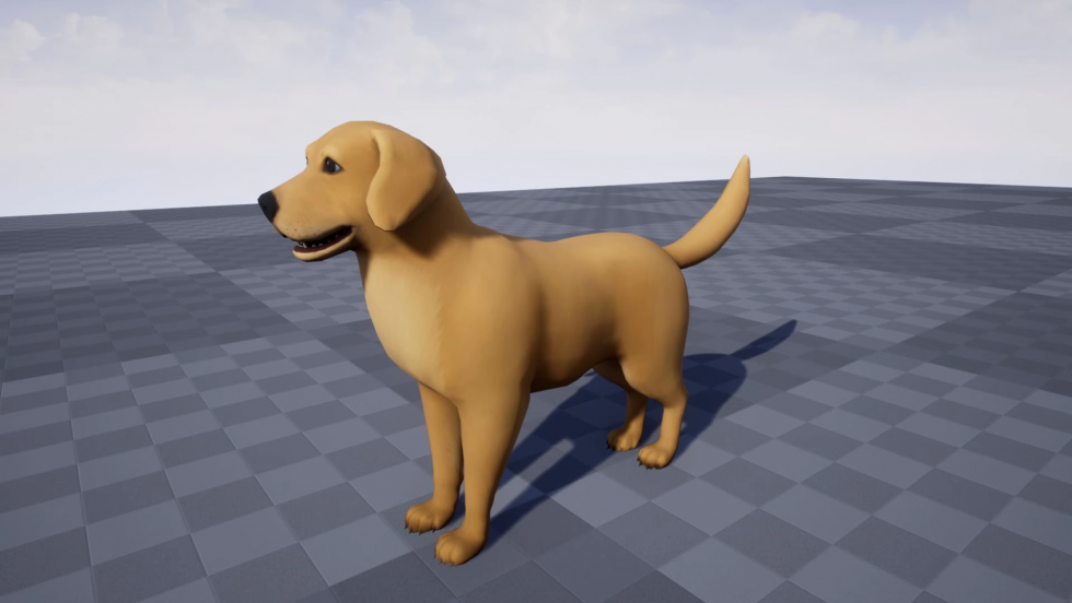 UE4虚幻5 Toon Dogs pack 卡通动物角色小狗狗秋田哈士奇柯基动物模型