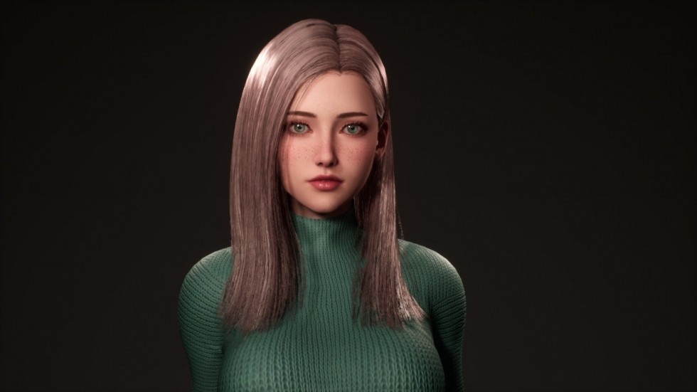  都市摩登女孩莱利魔性角色模型