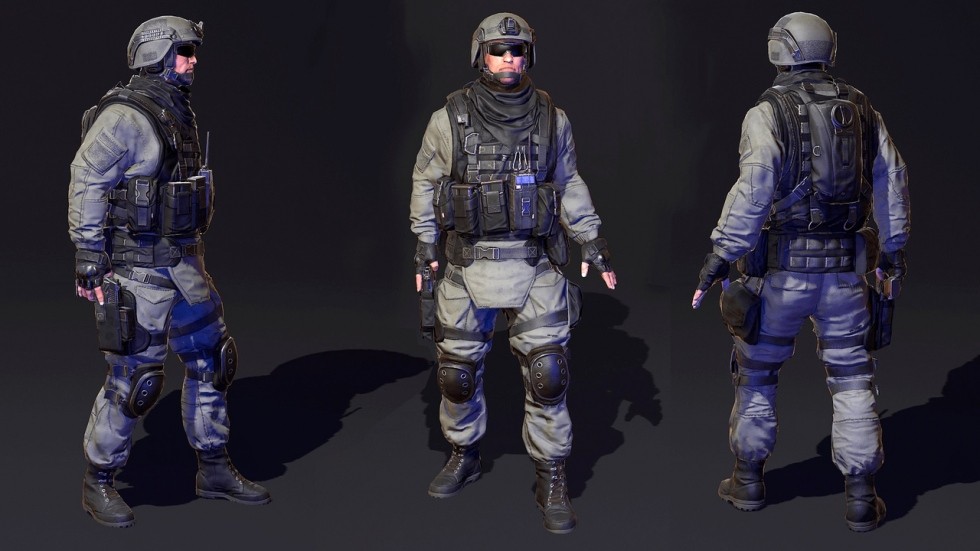 UE4虚幻5 Modern Soldier Camo Pack 现代人物特种士兵模型