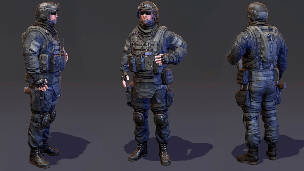 UE4虚幻5 Modern Soldier Camo Pack 现代人物特种士兵模型