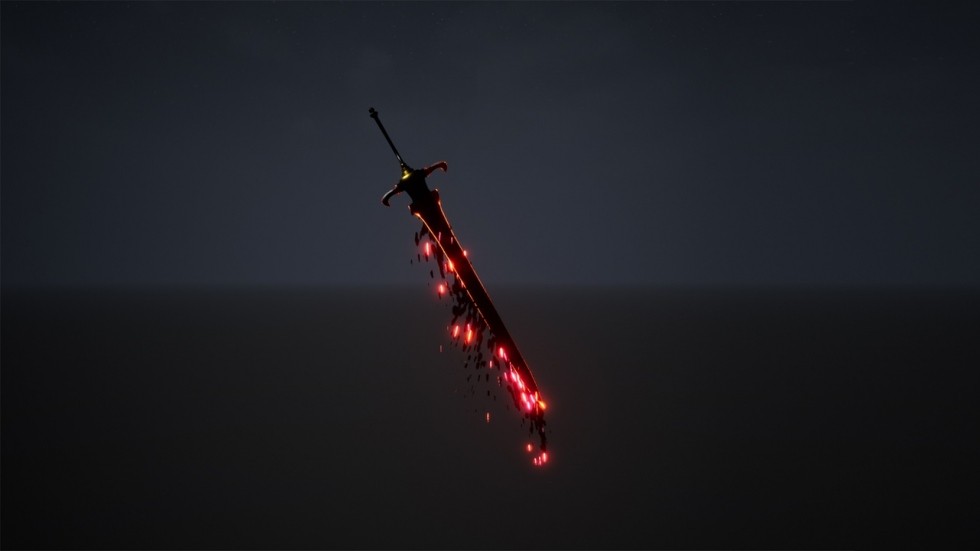 UE4虚幻5 Sword FX 武器附魔发光Buff粒子特效