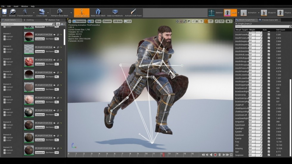 Knight Errant游侠盔甲骑士3d角色免费模型