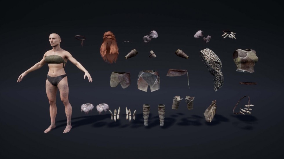 UE4虚幻5 Primitive Characters (Pack) 原始人物角色模型