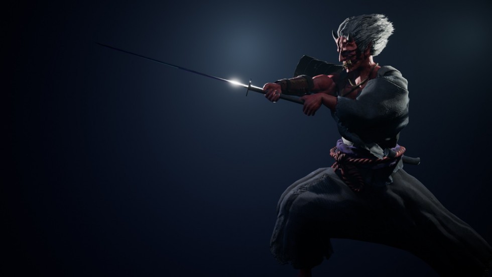 UE4虚幻5 Oni Samurai 日本鬼武士剑士人物角色反派动画模型