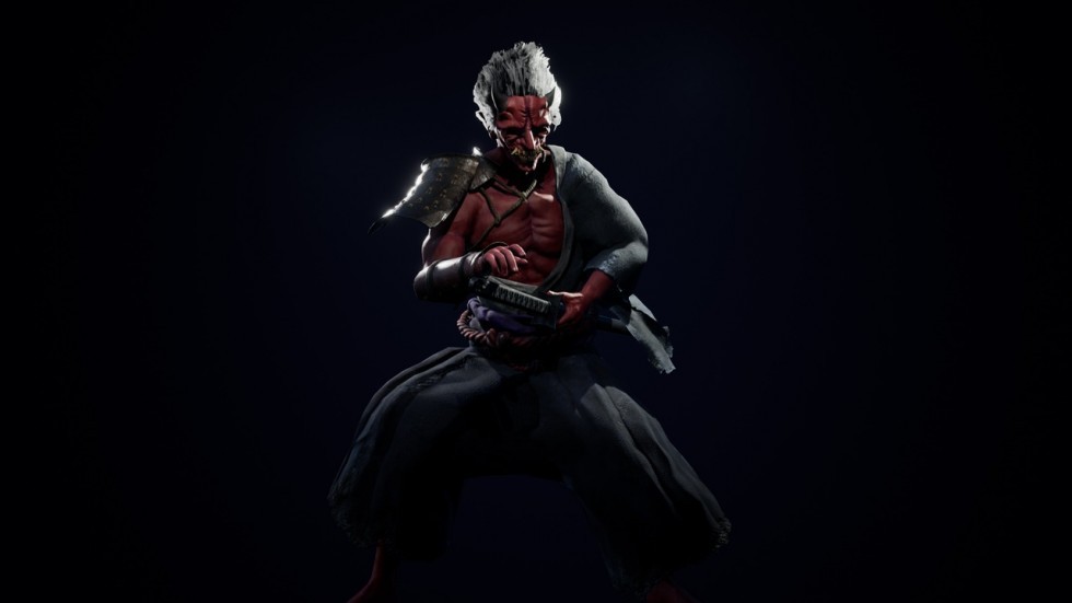 UE4虚幻5 Oni Samurai 日本鬼武士剑士人物角色反派动画模型