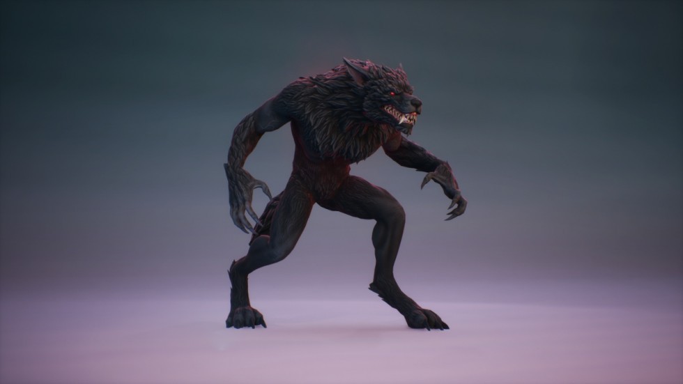 UE5虚幻5 Werewolf 野蛮狼人角色模型带动画