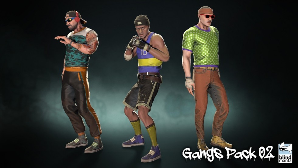 UE4虚幻5 Gangs Pack 02 黑帮帮派角色包