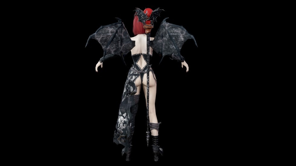 UE4虚幻5 Succubus 低多边形女妖魔鬼角色模型