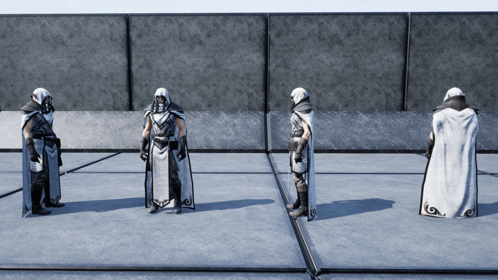 UE4虚幻5 BerserkerS2꞉ Mage and Archer 魔幻男法师射手角色模型