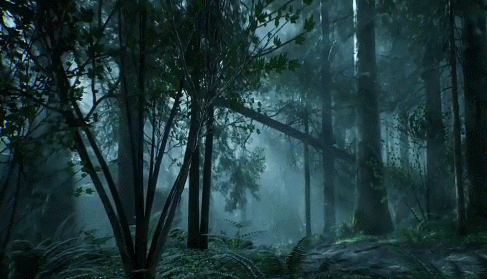 UE4虚幻5 The Forest 写实迷雾森林树木游戏场景