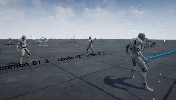 UE4虚幻5 Rapier Anim Set 剑客人物挥舞剑攻击百种动画