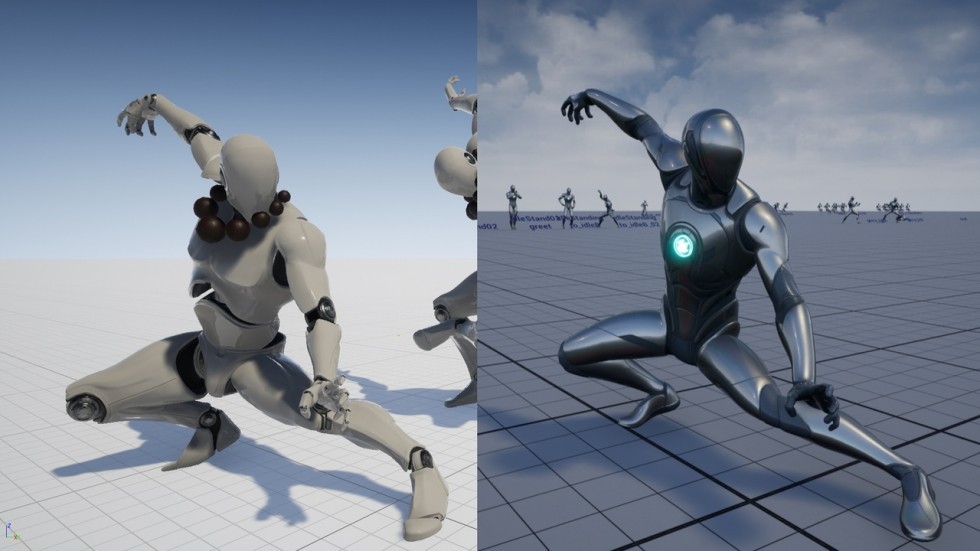 UE4虚幻5 Monk AnimSet 武僧和尚少林功夫动作动画包