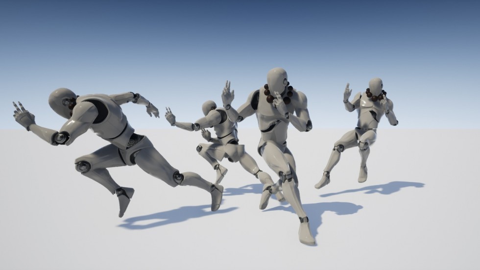 UE4虚幻5 Monk AnimSet 武僧和尚少林功夫动作动画包