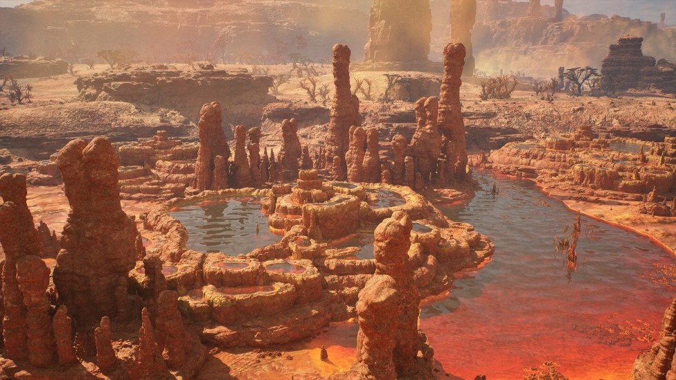 UE5虚幻5.5 Scifi Desert Biome 科幻沙漠生物群落场景