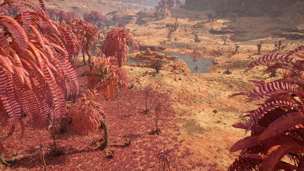 UE5虚幻5.5 Scifi Desert Biome 科幻沙漠生物群落场景