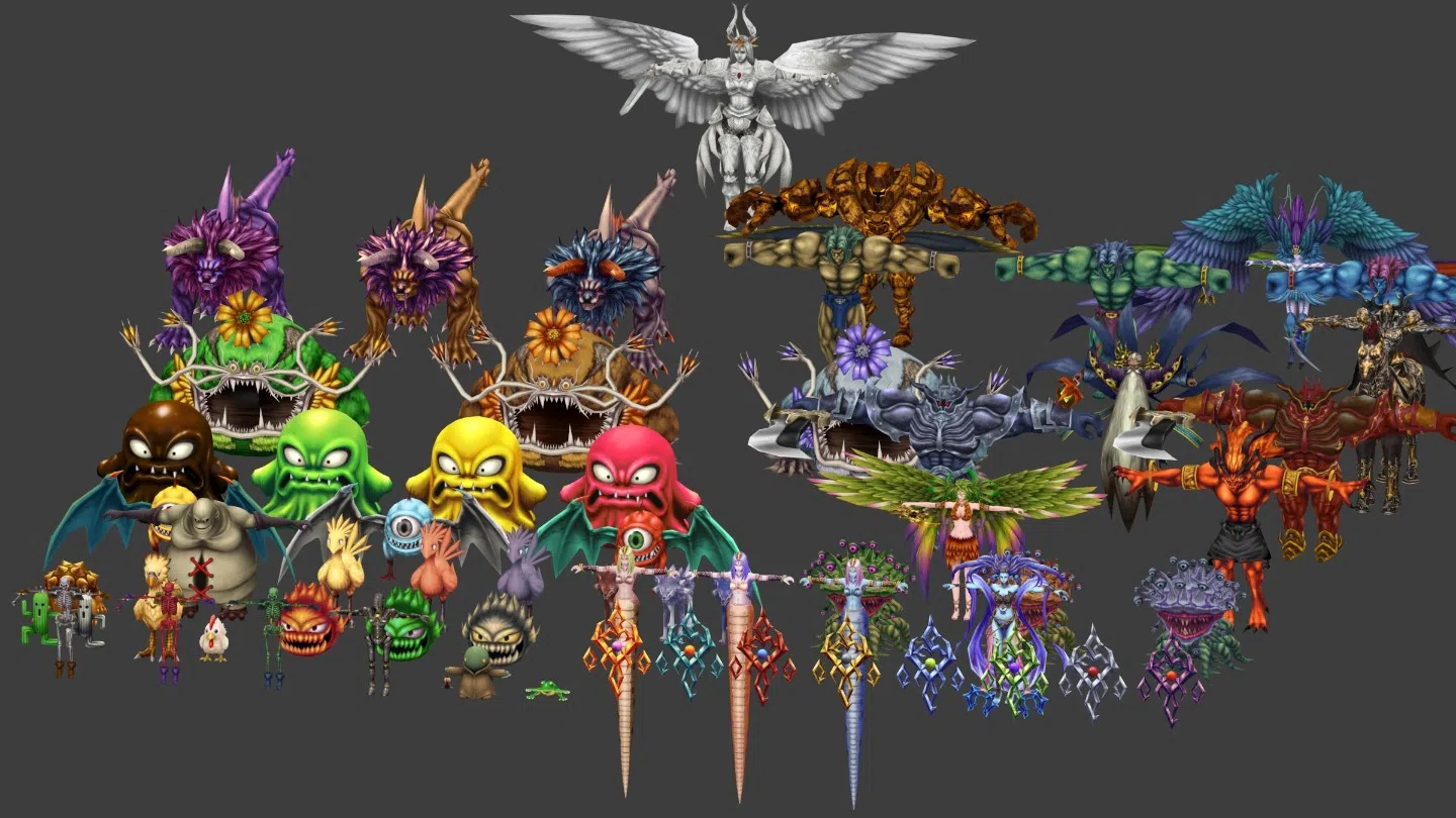 【FFBE 幻影战争】人物 怪物 武器 场景模型 角色立绘