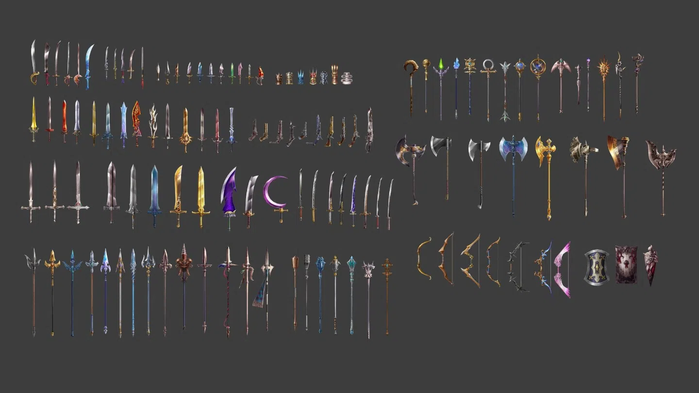 【FFBE 幻影战争】人物 怪物 武器 场景模型 角色立绘