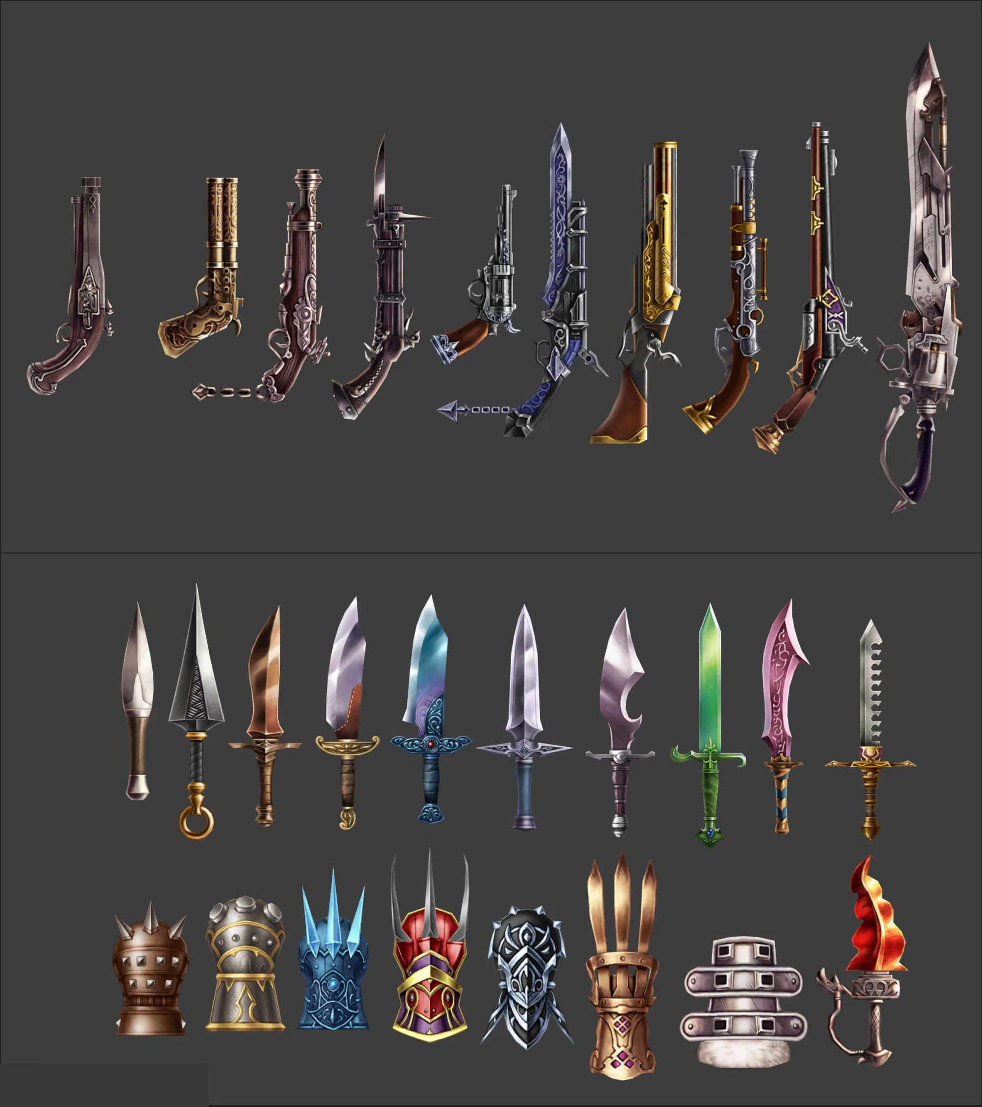 【FFBE 幻影战争】人物 怪物 武器 场景模型 角色立绘
