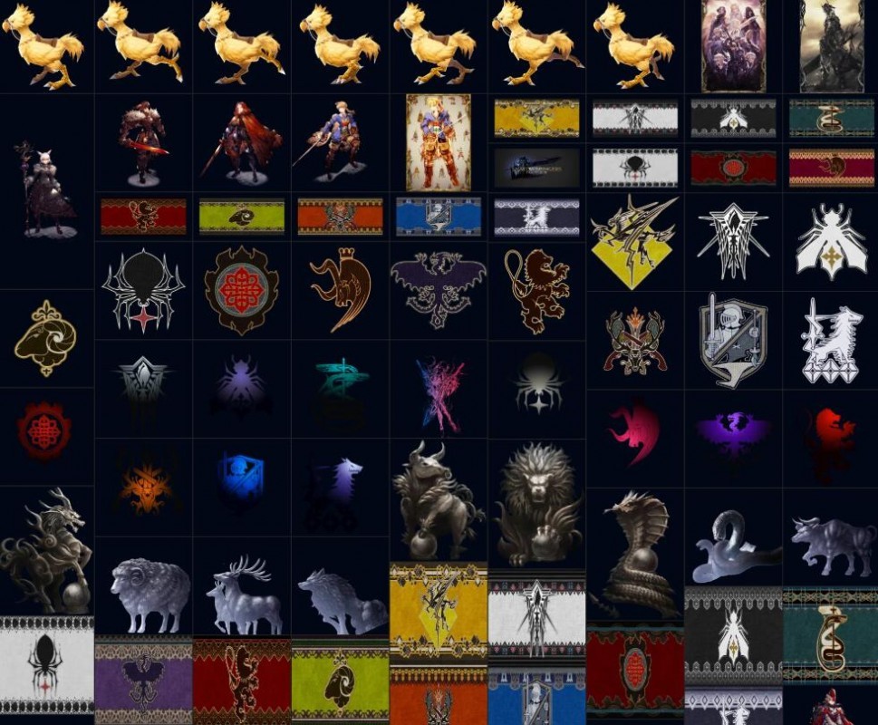 【FFBE 幻影战争】人物 怪物 武器 场景模型 角色立绘