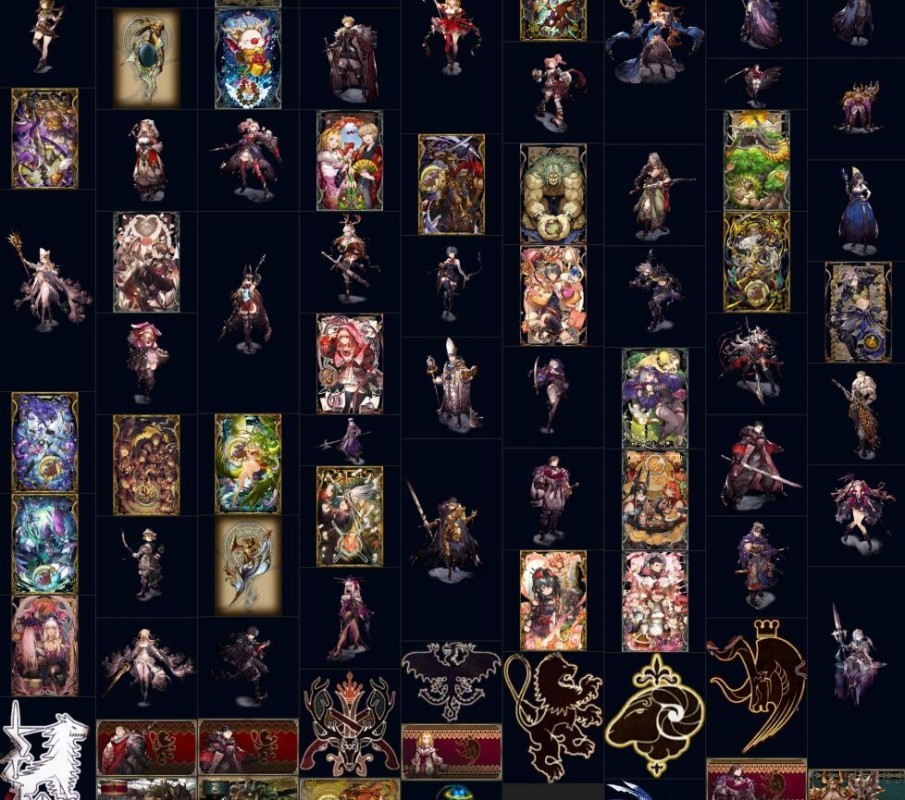 【FFBE 幻影战争】人物 怪物 武器 场景模型 角色立绘