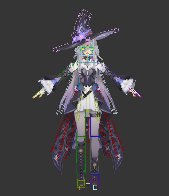 星穹铁道Rig_大黑塔max模型带绑定