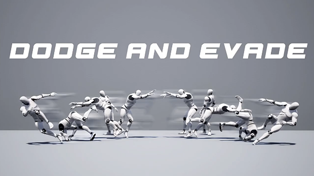 UE4虚幻5 Dodge and Evade Anims 躲避逃避躲闪动画合集