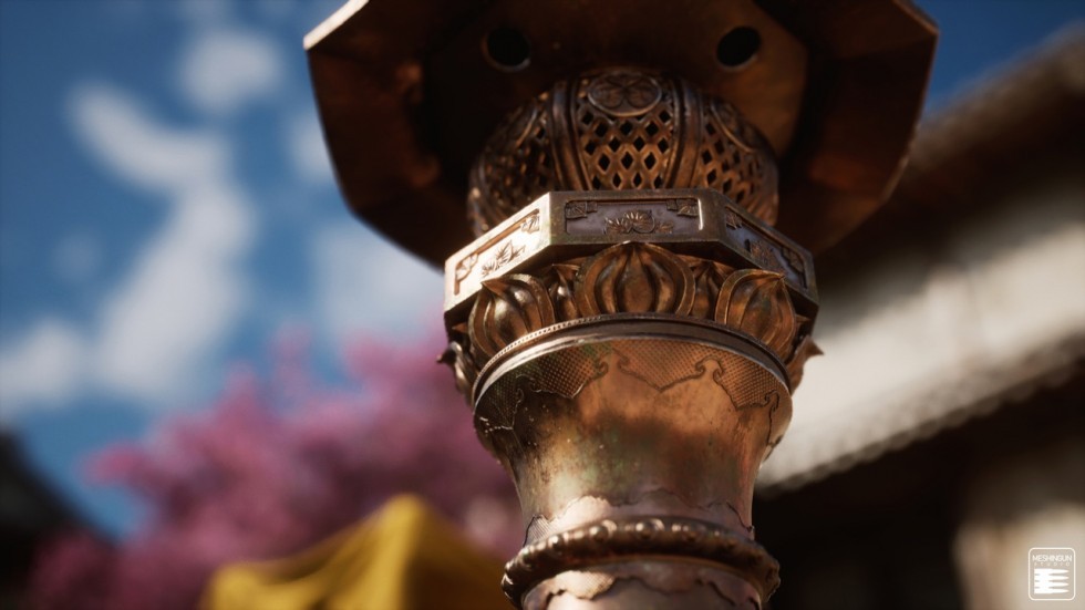 古代复古建筑场景模型