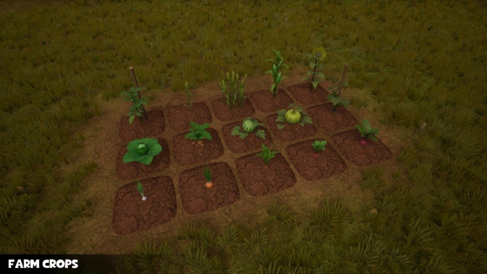 农作物水果蔬菜生长植物种地道具