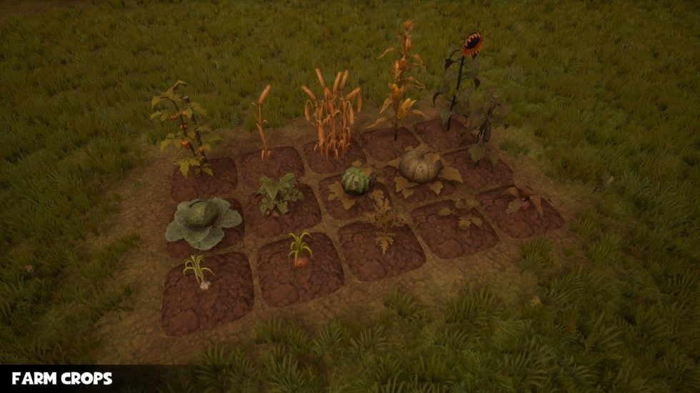 农作物水果蔬菜生长植物种地道具