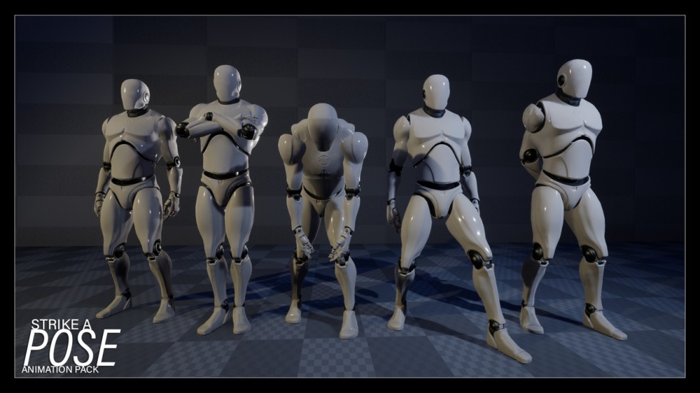 人物闲置空闲姿势动作