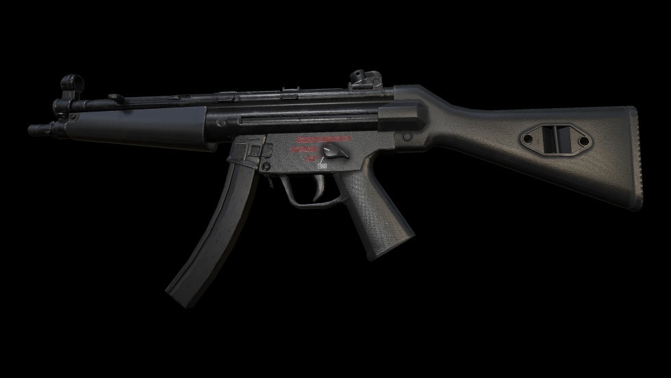 虚幻4 MP5冲锋枪模型