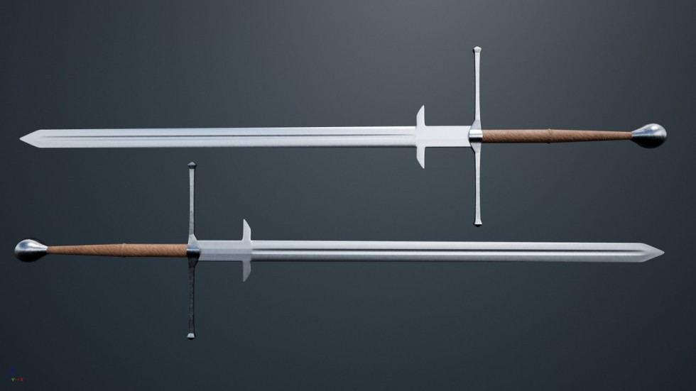 中世纪刀剑武器模型道具