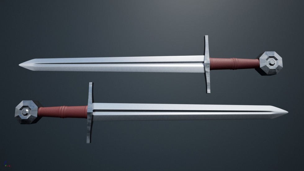 中世纪刀剑武器模型道具