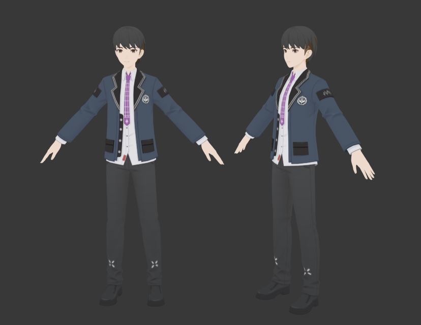 绝区零 酷帅男孩游戏npc模型