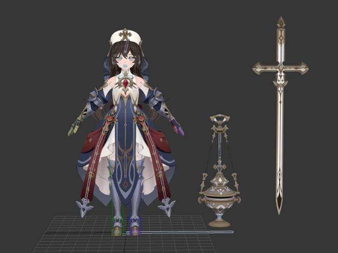 七骑士REBIRTH_萝希全套动作