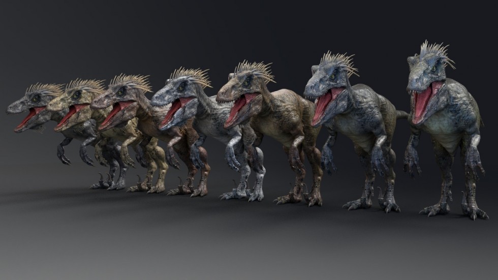 UE5虚幻4 UtahRaptor 侏罗纪恐龙犹他猛龙迅猛龙带动画