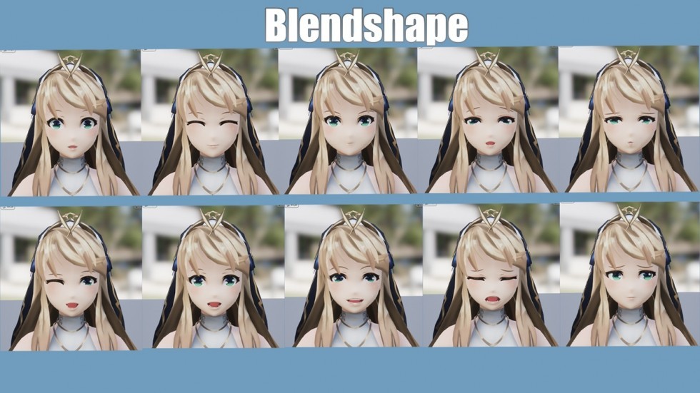 UE4虚幻5 Anime Girl Cleric 动漫少女牧师角色模型