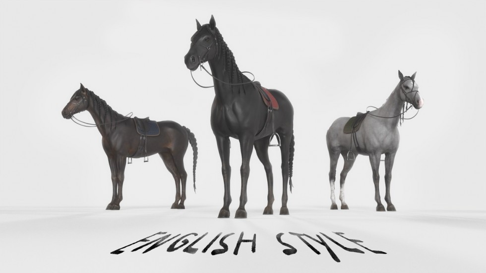  UE4虚幻5 Modular Classic Horse 经典马匹战马角色动画模型