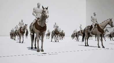  UE4虚幻5 Modular Classic Horse 经典马匹战马角色动画模型