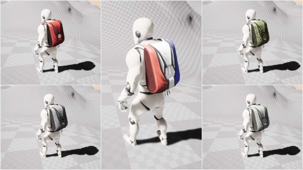 UE4虚幻5 Skydive and Parachute Kit 降落伞吃鸡跳伞动画