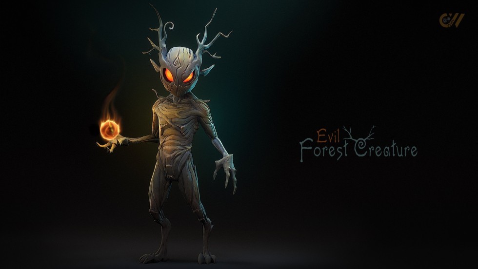 UE5虚幻5 Evil Forest Creature 游戏邪恶森林生物角色模型