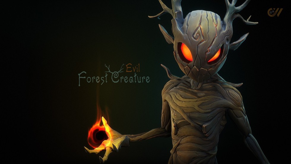 UE5虚幻5 Evil Forest Creature 游戏邪恶森林生物角色模型