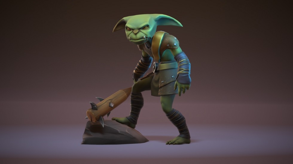 UE4虚幻5 Goblin 哥布林小怪怪物模型怪兽