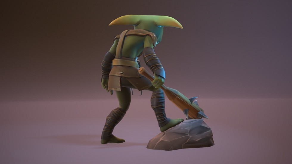 UE4虚幻5 Goblin 哥布林小怪怪物模型怪兽