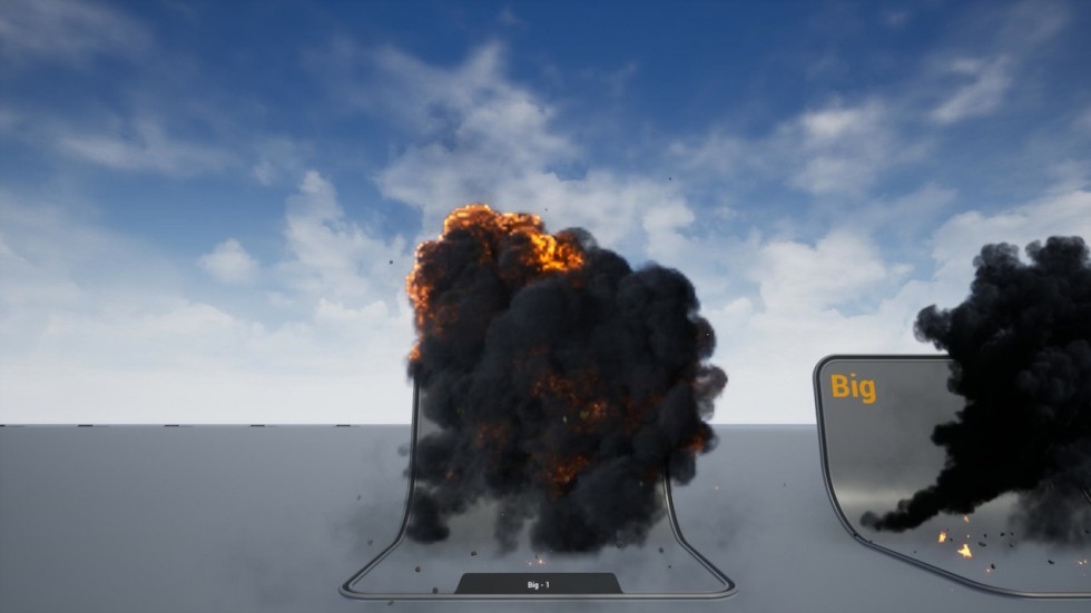 UE5虚幻4 Explosions All 多种爆炸燃烧火焰烟雾尘粒子特效
