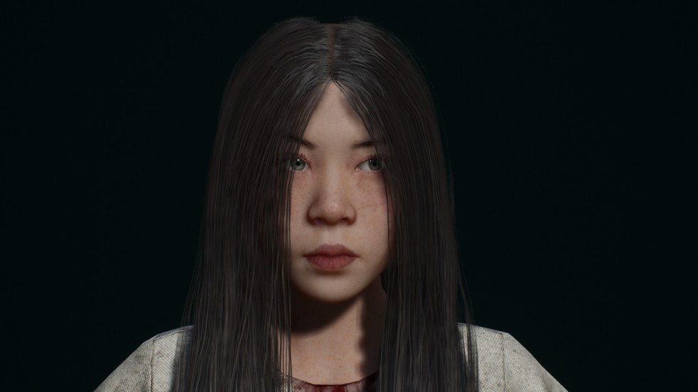 UE4虚幻5 Ghost Asian Female 女鬼贞子怪物恐怖游戏人物角色模型