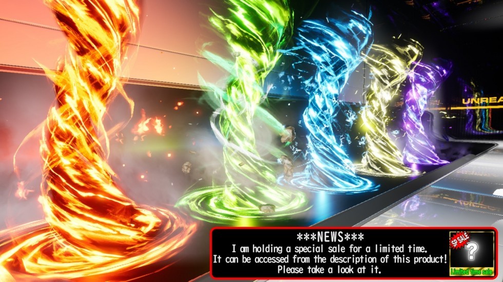 UE5虚幻4 FX Variety Pack 魔幻黑洞龙卷风气场魔法阵技能特效