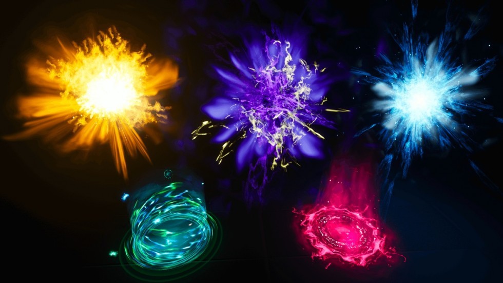 UE5虚幻4 FX Variety Pack 魔幻黑洞龙卷风气场魔法阵技能特效