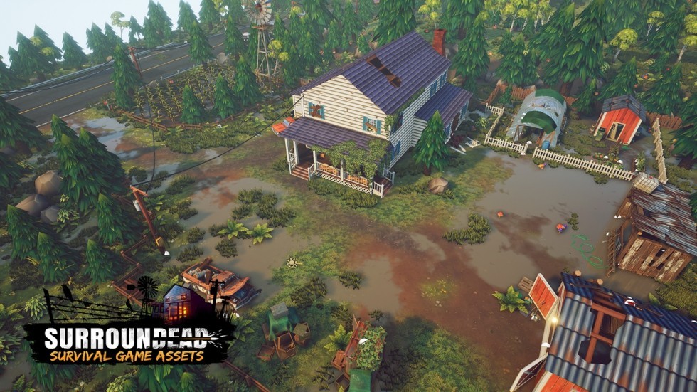 UE5虚幻4 SurrounDead - Survival Game Assets 生存游戏资产