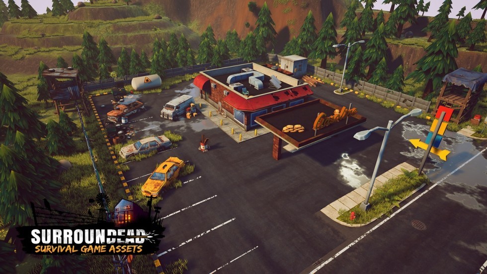 UE5虚幻4 SurrounDead - Survival Game Assets 生存游戏资产
